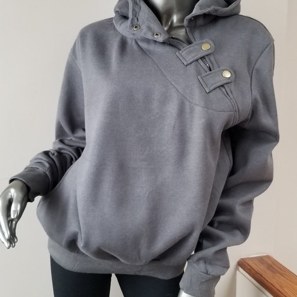 Greyish Khaki green  hoodie - Picture 4 of 4